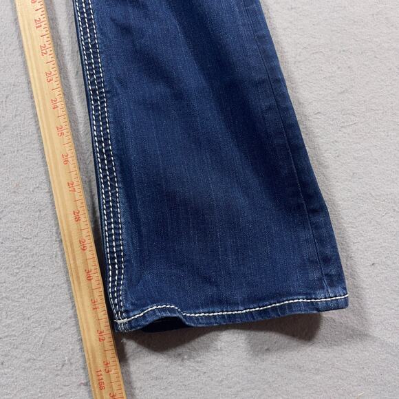 Rock‎ Revival Jeans Women 26 Sundee Bootcut Stretch Medium Wash Embroidered - Picture 7 of 16